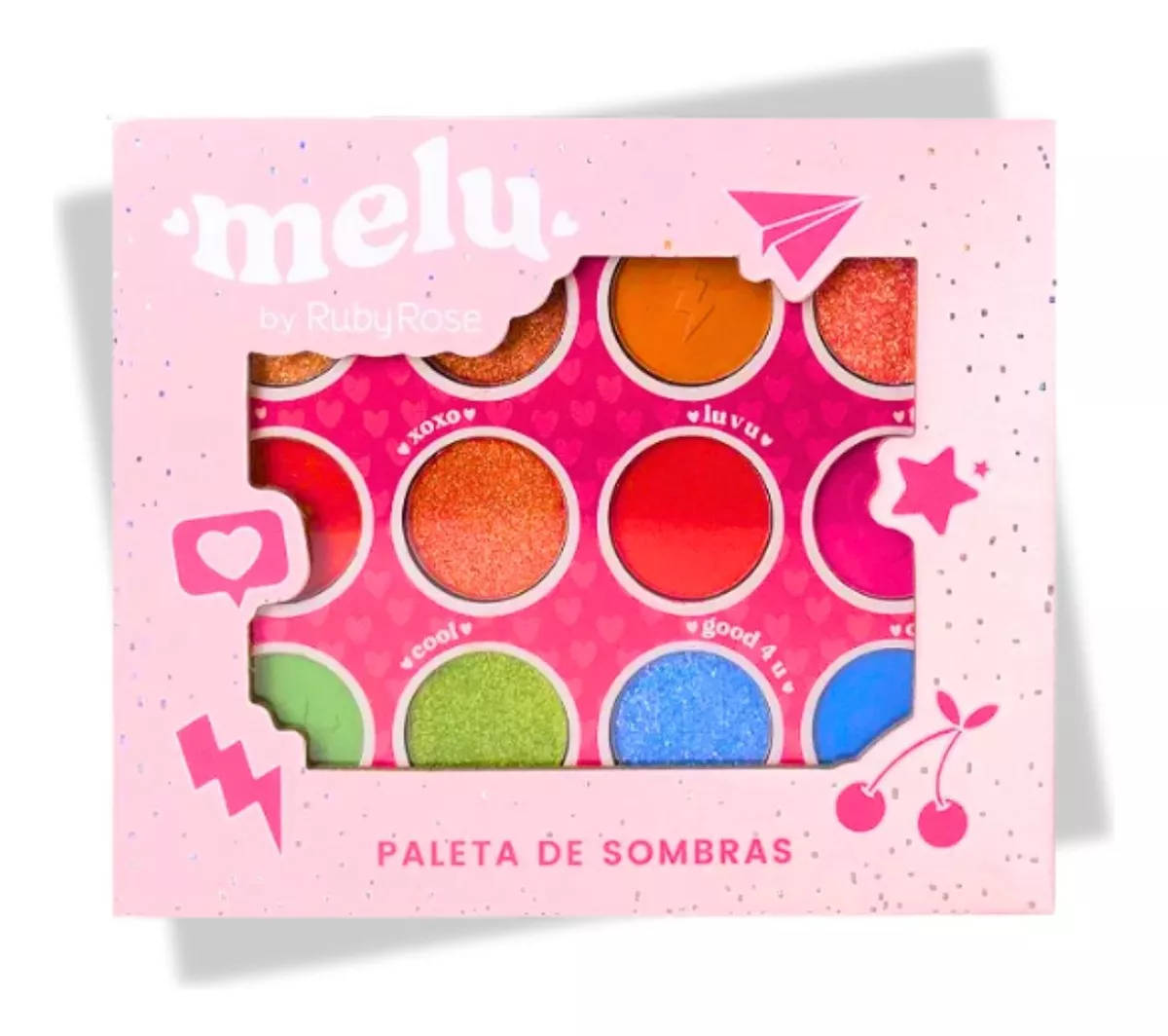 maquiagem melu paleta de sombras melu