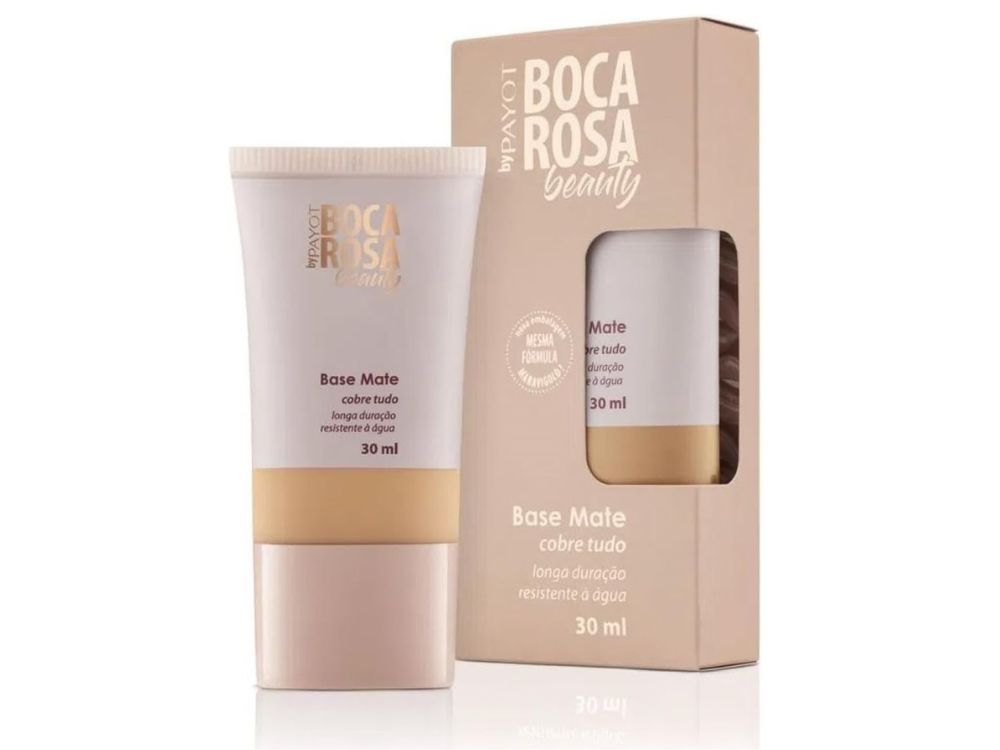 Melhores Bases Nacionais para Pele Oleosa: Alta Cobertura! imagem da base cobre tudo da boca rosa
