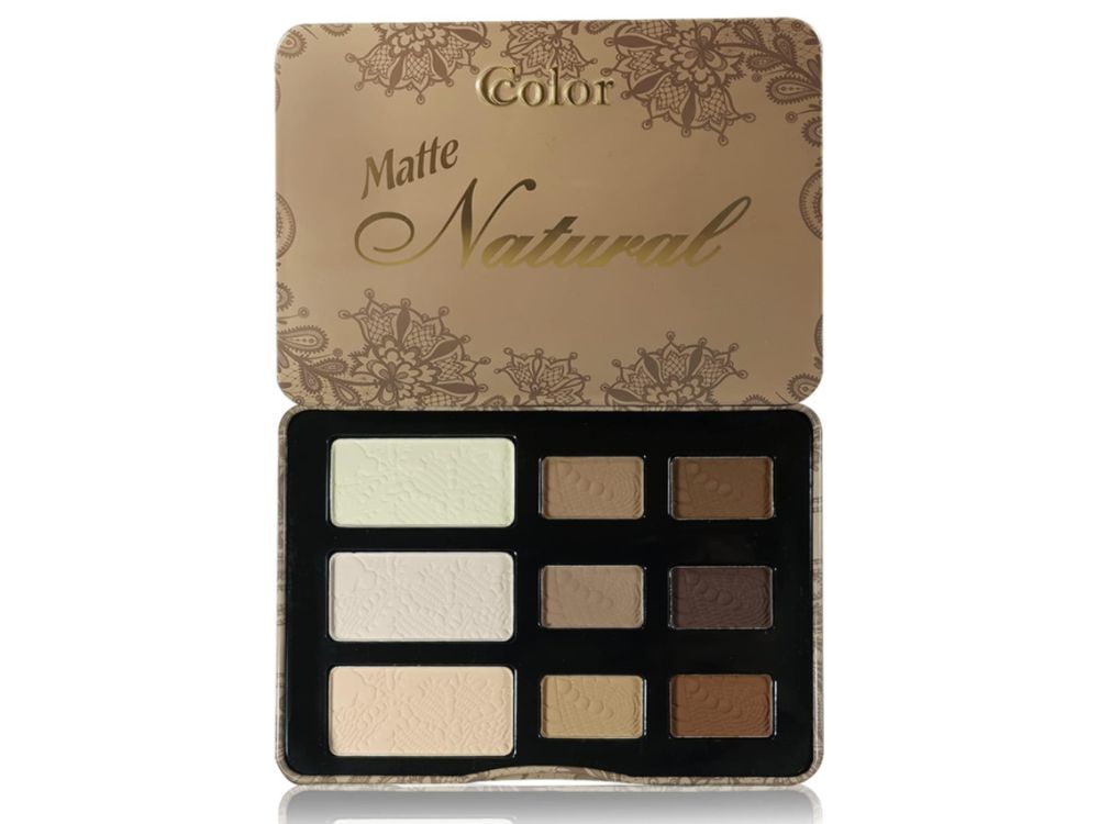 kit Básico de Maquiagem: 9 Itens em Tons Nudes | Make Natural! imagem de Paleta de sombras em tons nudes