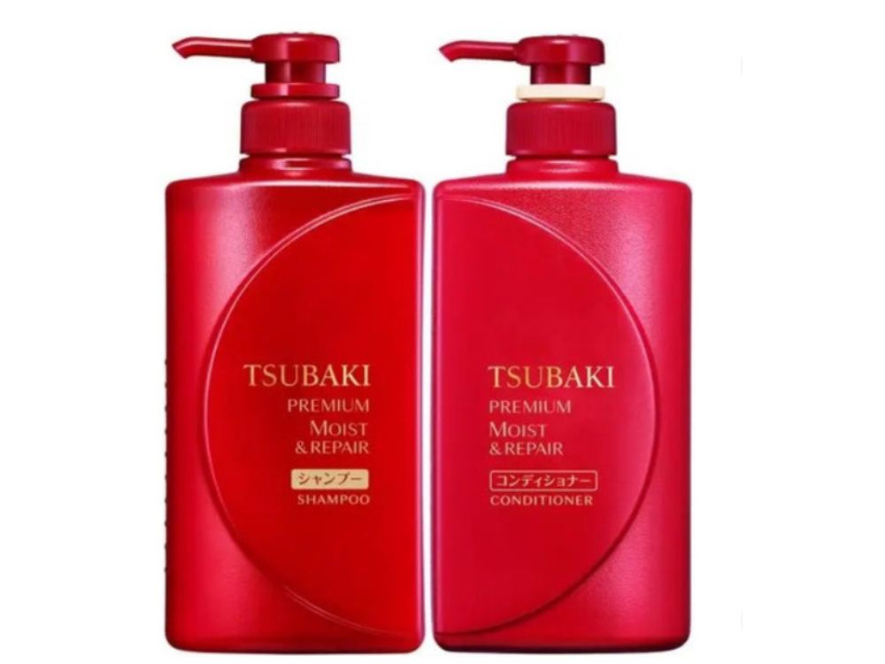 Cuidados-com-o-Cabelo-Tsubaki-Vale-o-Investimento? Tsubaki Shampoo E Condicionador Moist Repair