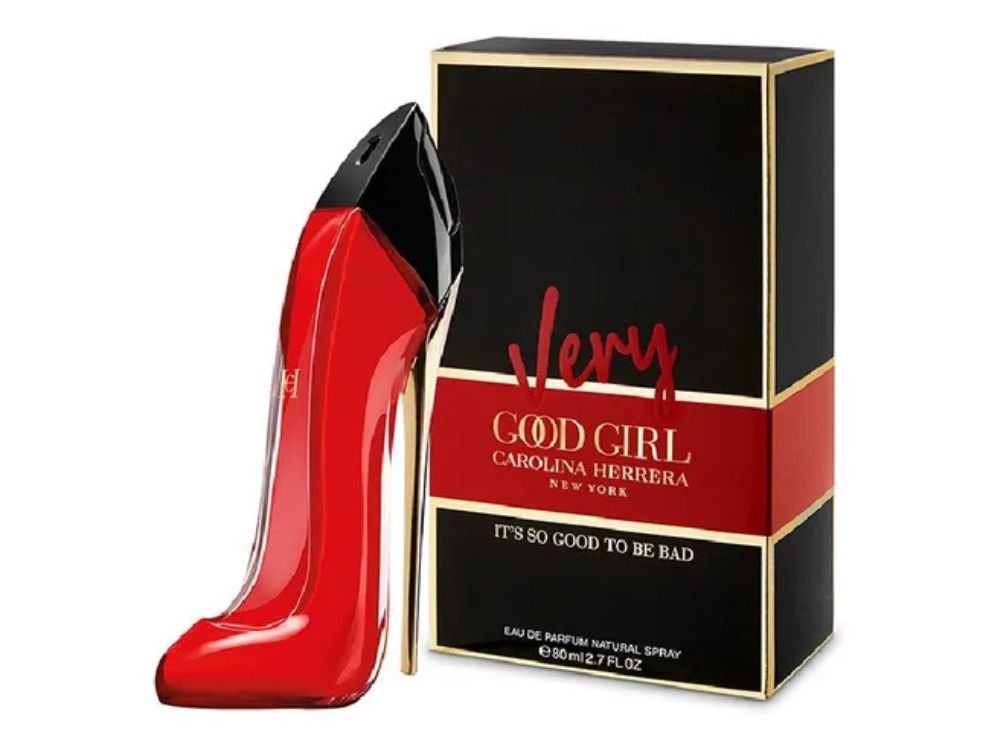 Melhores-Perfumes-Femininos-Escolha-a-Fragrancia-pela-Cor Carolina Herrera Very Good Girl EDP 80ml Para Feminino