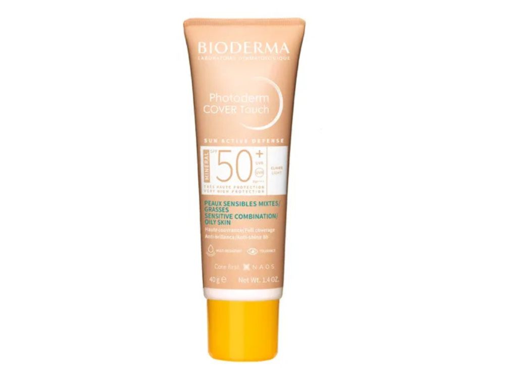 melhores-Protetores-Solares-com-Cor-5-Opcoes-para-Sua-Pele foto; Protetor Solar Photoderm Cover Touch Mineral FPS50
