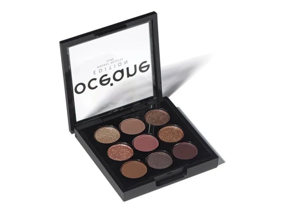 Marcas-de-Paletas-de-Sombras-mais-vendidas imagem: Paleta de Sombras Océane Pocket Palette Nude Océane Edition