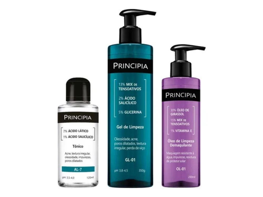 Melhores-Presentes-Femininos-Aniversario imagem: Principia Kit Trio Limpeza Avançada Demaquilante