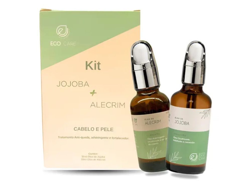 Produtos-para-Cabelo-Crescer-Top-8-para-Crescimento-capilar imagem do Kit Óleo De Jojoba + Alecrim