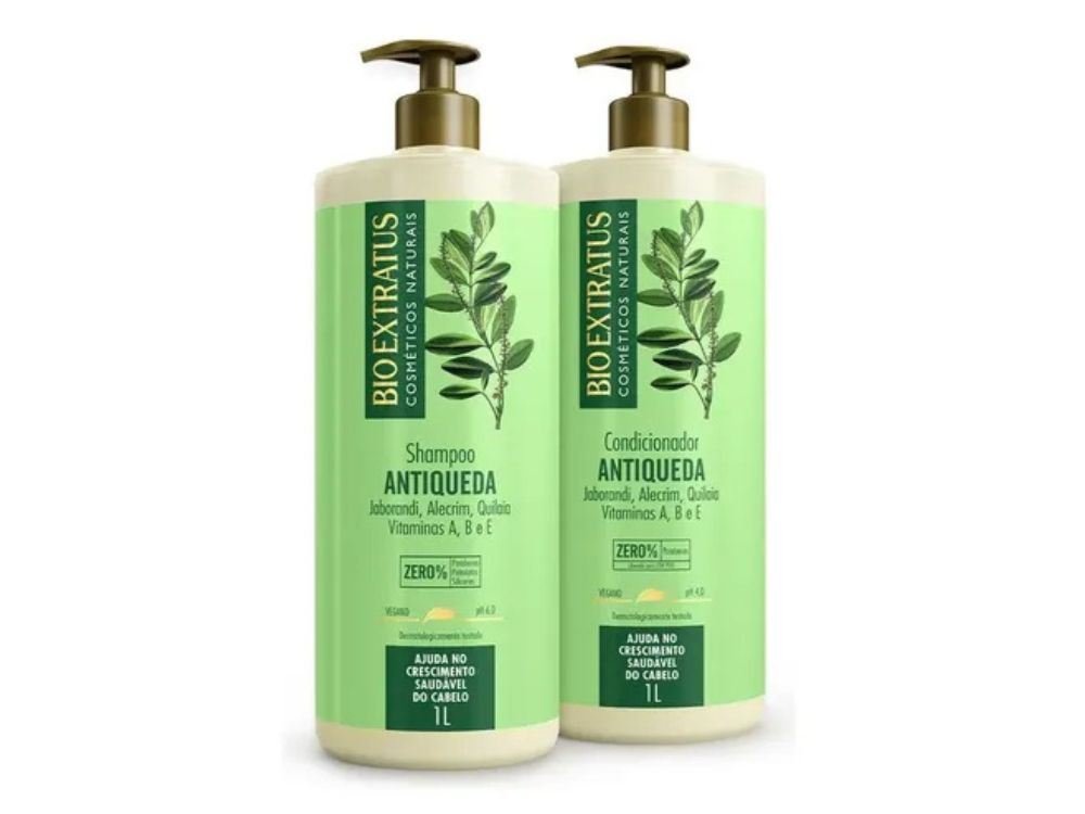 Produtos-para-Cabelo-Crescer-Top-8-para-Crescimento-capilar Imagem do Kit Bio Extratus Antiqueda Shampoo E Condicionado