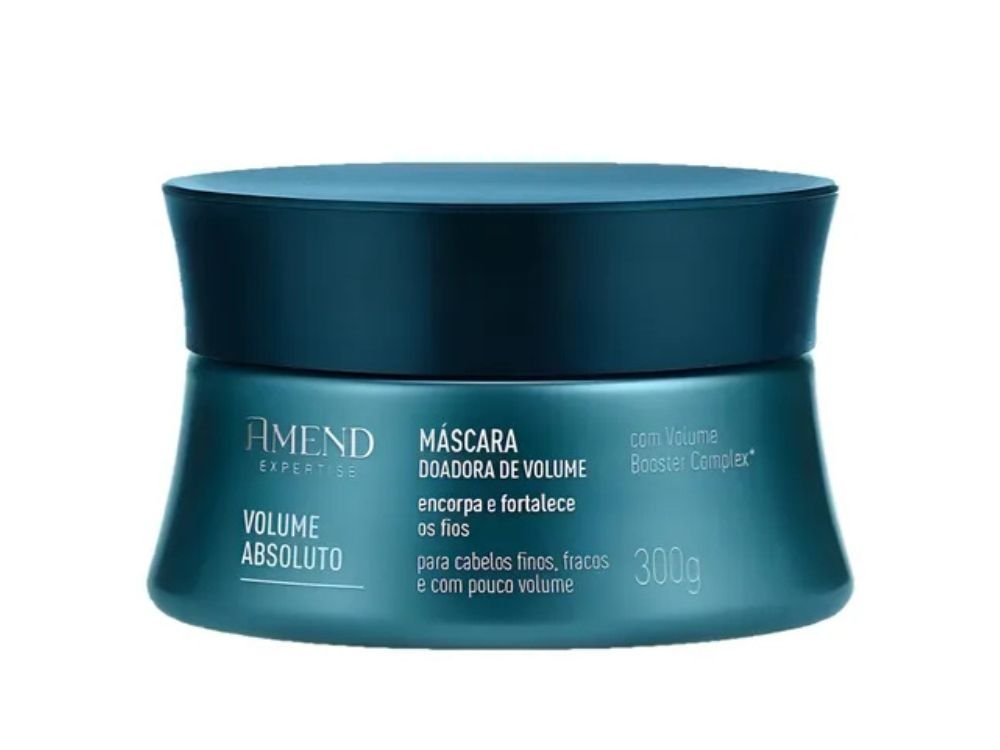 melhores-mascaras-para-cabelo-fino imagem: Máscara Doadora De Volume Absoluto Amend