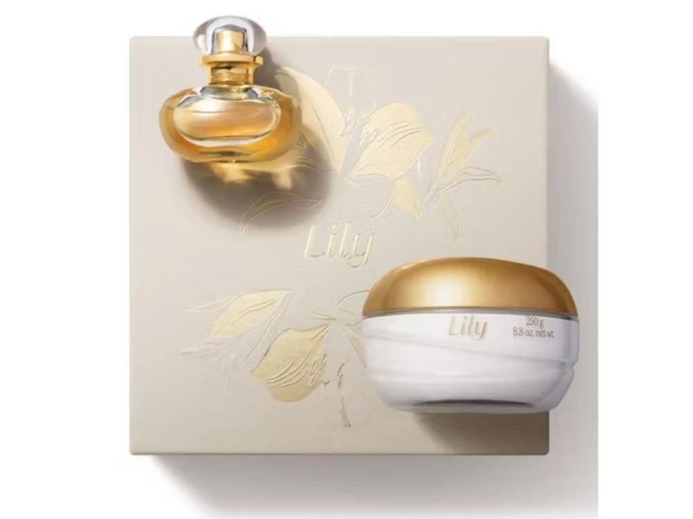 Kit Lily Boticário Perfume e Creme