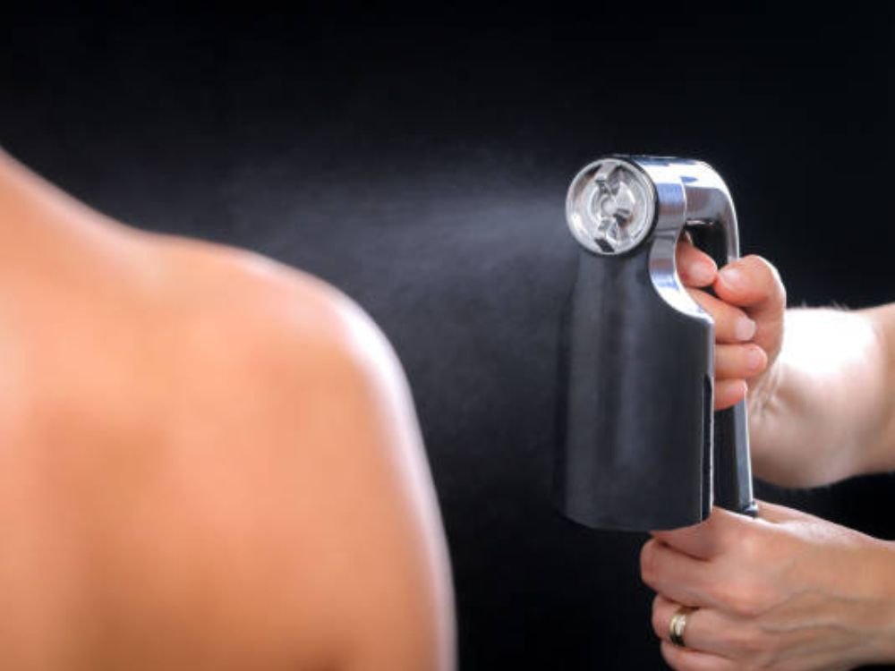 Quem não pode fazer bronzeamento artificial? imagem: de bronzeamento a jato